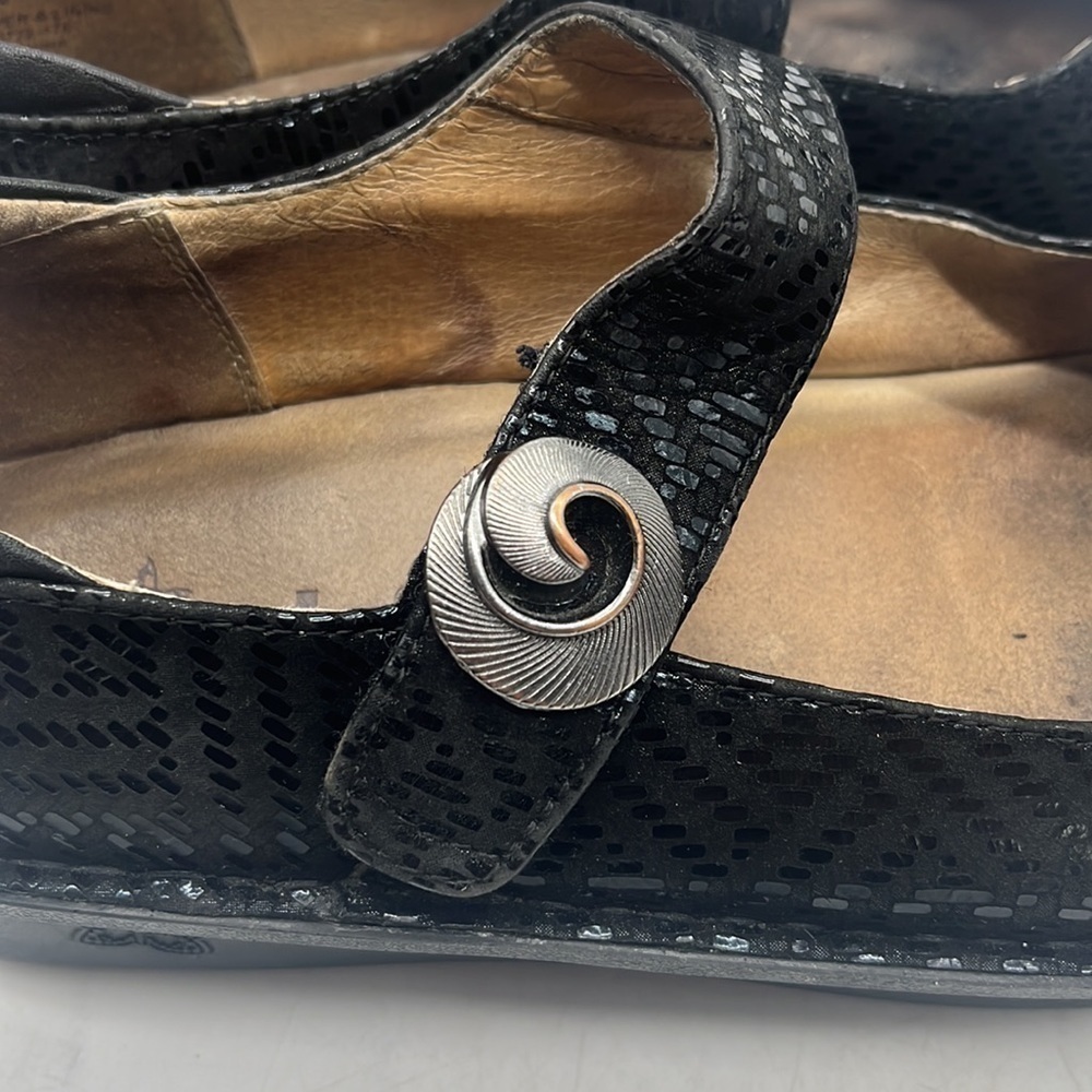 Alegria PAL - 630 Black Patterened Maryjand Size EU 37 ALE4306 - Picture 3 of 8